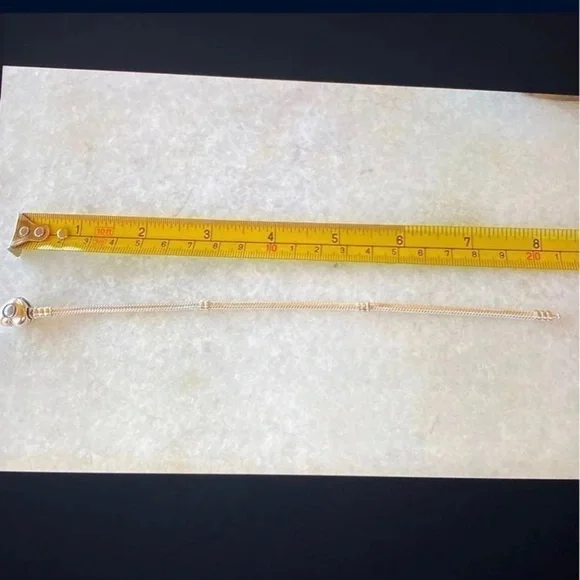 Pandora Moments Heart Clasp Snake Chain Bracelet - Picture 7 of 12